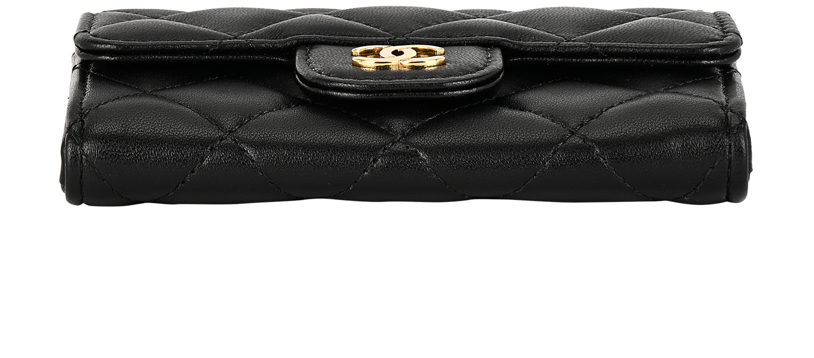 Chanel Classic Card Holder, &pound;450, Accessories, Black, Leather, Top view